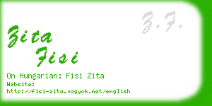 zita fisi business card